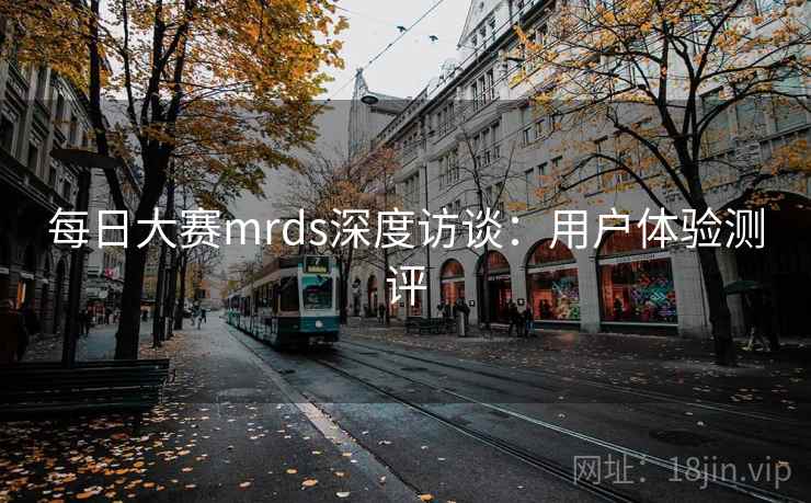 每日大赛mrds深度访谈：用户体验测评
